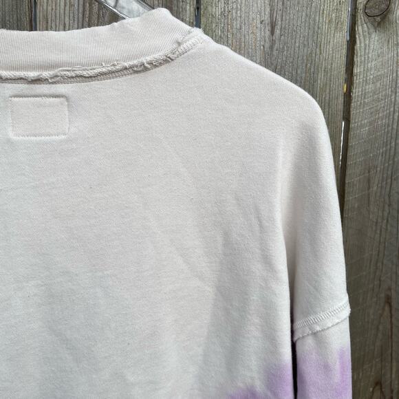 Free People Movement Metti Tie Dye Sweatshirt Oversized Ombre Purple Size Small - Picture 8 of 12